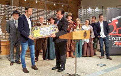 Recepción del Presidente de la Junta de Extremadura, Guillermo Fernández Vara Teatro «El Alcalde de Zalamea»
