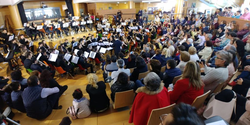 Concierto de la Banda Federal de Música de Extremadura en Zalamea