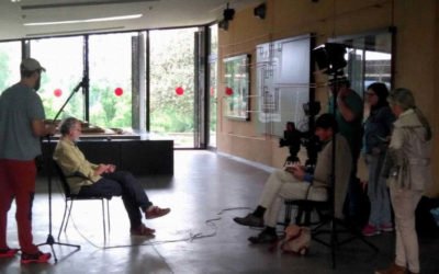 Grabación del programa Arqueomanía de La 2 de TVE en Cancho Roano