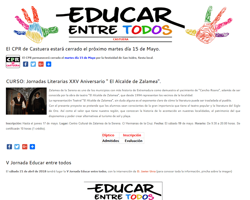 Jornadas XXV Aniversario 19 de Mayo