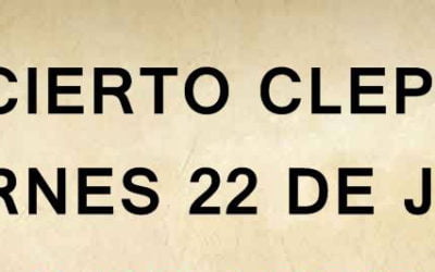 CONCIERTO CLEPSIDRA !!!