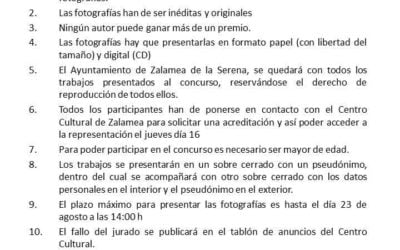 Concurso de fotografía Teatro 2018