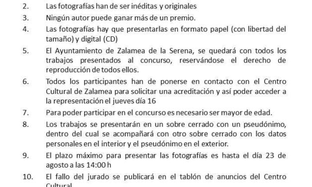 Concurso de fotografía Teatro 2018