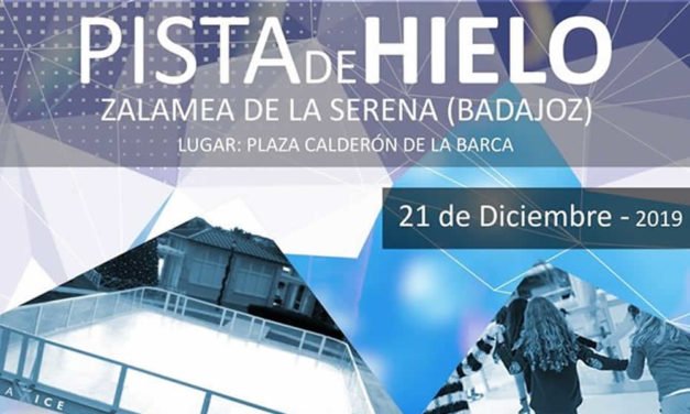 Pista de hielo en Zalamea, se traslada al pabellon.