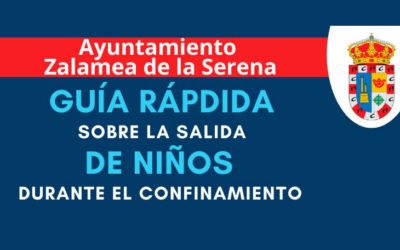 Guía rápida sobre la salida de niños durante el confinamiento.