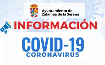 Información medidas Covid19 ante un caso positivo en Zalamea de la Serena