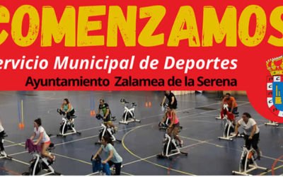 Comenzamos Actividades desde el Servicio Municipal de Deportes, os esperamos