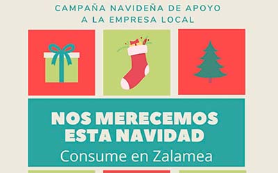 Campaña Navideña de Apoyo a la empresa local. Consume en Zalamea