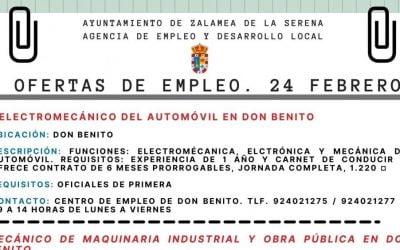 OFERTAS EMPLEO 24 FEBRERO