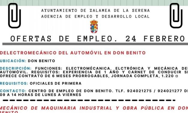 OFERTAS EMPLEO 24 FEBRERO