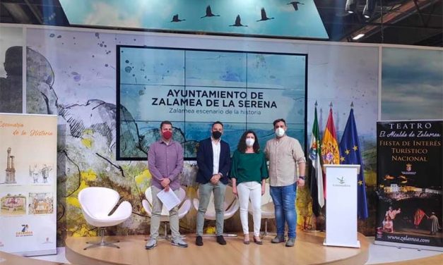 Zalamea de la Serena presenta la campaña de promoción turística “Zalamea, escenario de la historia” en FITUR 2021.