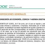 Convocatoria de ayudas directas a autónomos y empresas afectados por la covid-19 dirigidas a reducir el endeudamiento