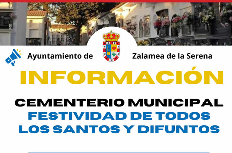 HORARIOS CEMENTERIO MUNICIPAL FESTIVIDAD DE TODOS LOS SANTOS Y DIFUNTOS 2021