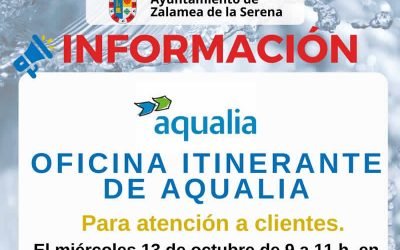 Oficina Itinerante de Aqualia Para atención a clientes