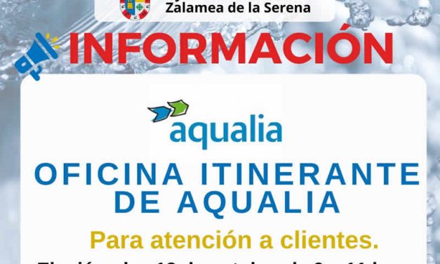 Oficina Itinerante de Aqualia Para atención a clientes