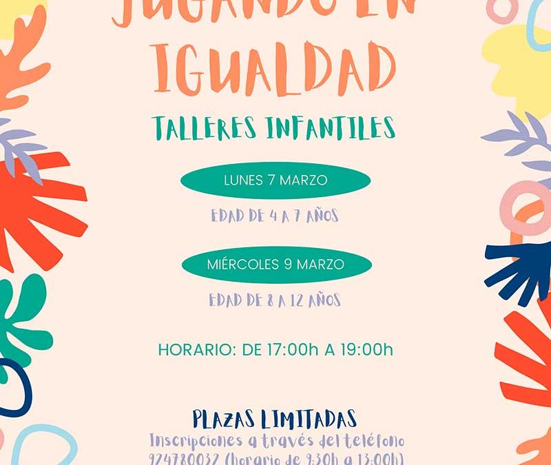 Talleres Infantiles  «Jugando en Igualdad»