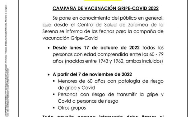 BANDO Campaña de vacunacion Gripe-Covid 2022