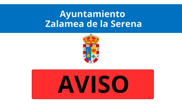 AVISO: Anuncio suspensión temporal de suministro de agua en Zalamea el 20/01/2026