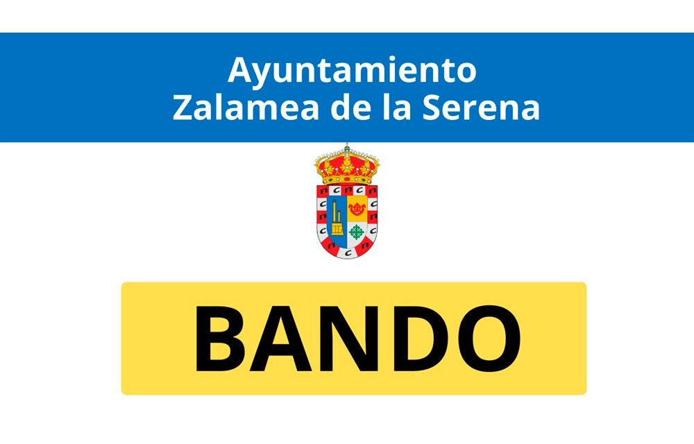 BANDO Próxima recogida de enseres el día 27 de octubre de 2025.