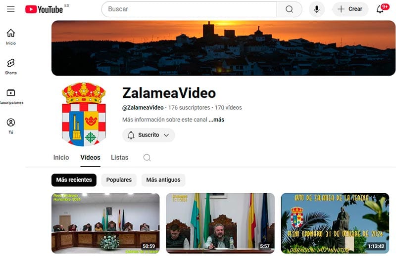 Canal de Zalamea Videos