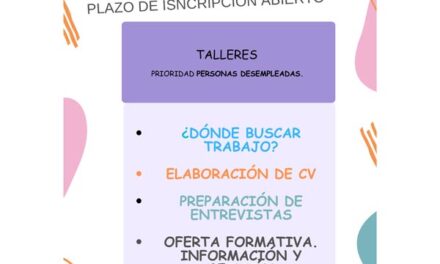 ¿Quieres mejorar profesionalmente? Inscríbete en nuestros talleres