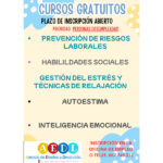 CURSOS GRATUITOS – PLAZO DE INSCRIPCIÓN ABIERTO
