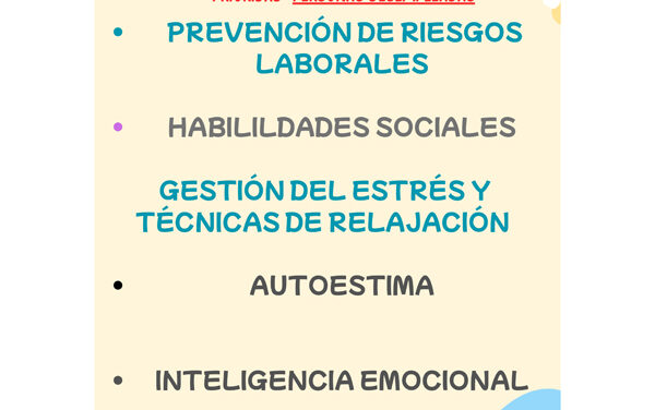 CURSOS GRATUITOS – PLAZO DE INSCRIPCIÓN ABIERTO