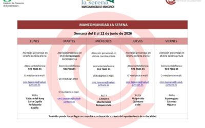 REMISIÓN PLANNING SEMANA DEL 8 AL 12 DE JUNIO DE 2026 MANCOMUNIDAD LA SERENA