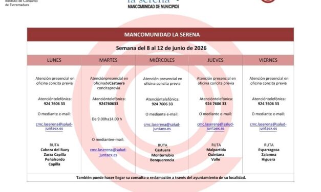 REMISIÓN PLANNING SEMANA DEL 8 AL 12 DE JUNIO DE 2026 MANCOMUNIDAD LA SERENA