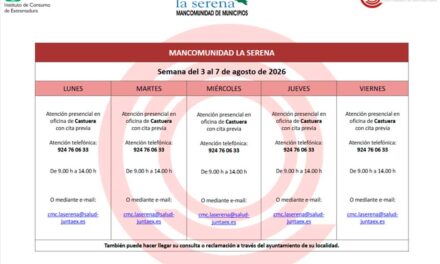 REMISIÓN PLANNING Semana del 3 al 7 de AGOSTO de 2026 MANCOMUNIDAD LA SERENA