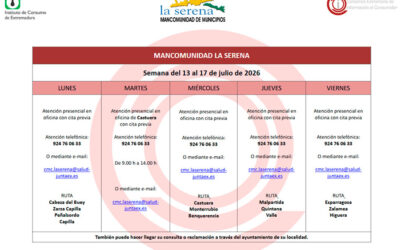REMISIÓN PLANNING SEMANA DEL 13 al 17 DE JULIO DE 2026 MANCOMUNIDAD LA SERENA