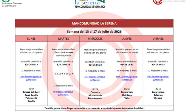 REMISIÓN PLANNING SEMANA DEL 13 al 17 DE JULIO DE 2026 MANCOMUNIDAD LA SERENA