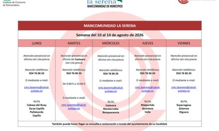 REMISIÓN PLANNINGS SEMANAS DEL 10 AL 28 DE AGOSTO DE 2026 MANCOMUNIDAD LA SERENA