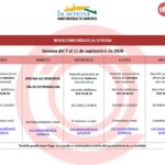 REMISIÓN PLANNING Semana del 7 al 11 de SEPTIEMBRE de 2026 MANCOMUNIDAD LA SERENA