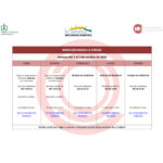 CENTRO MANCOMUNADO DE CONSUMO. LA SERENA. HORARIO MENSUAL DE ATENCIÓN AL PÚBLICO