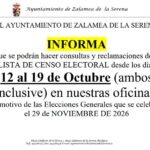 EL AYUNTAMIENTO DE ZALAMEA DE LA SERENA INFORMA